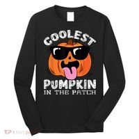 Coolest Pumpkin In The Patch Halloween Long Sleeve Shirt thumb 0