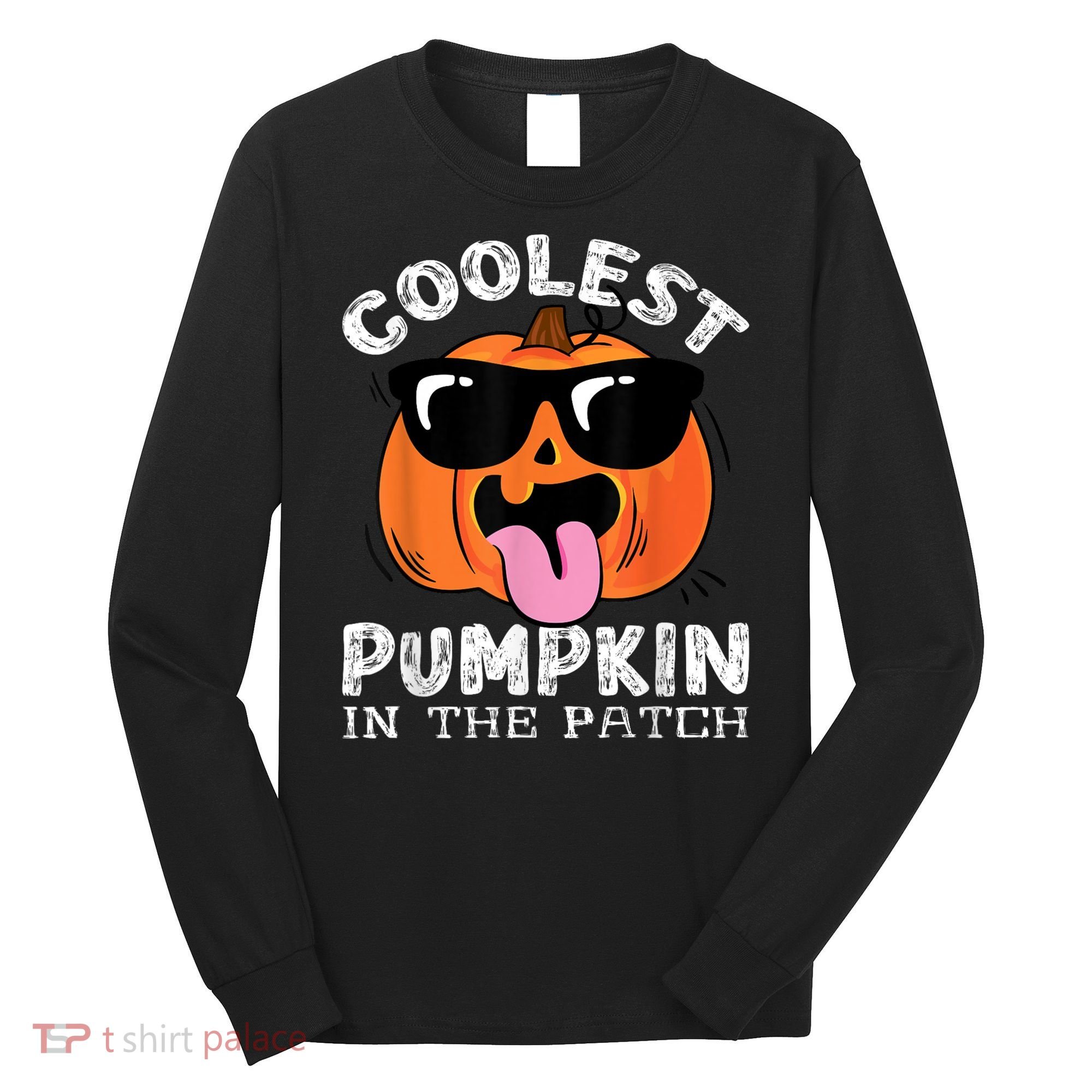 Coolest Pumpkin In The Patch Halloween Long Sleeve Shirt