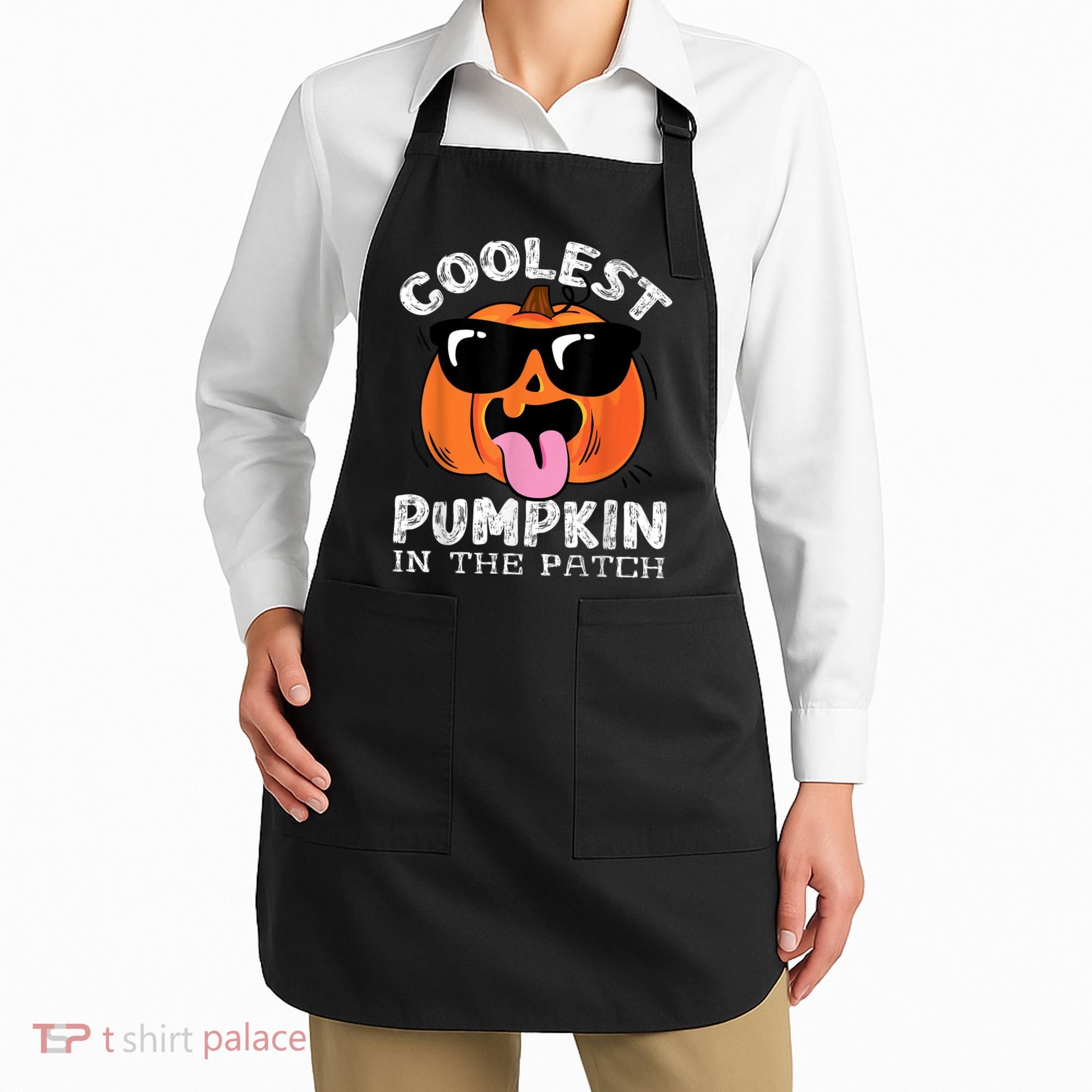 Coolest Pumpkin In The Patch Halloween Apron