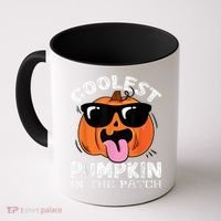 Coolest Pumpkin In The Patch Halloween Coffee Mug thumb 0