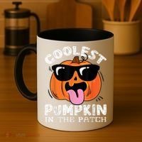 Coolest Pumpkin In The Patch Halloween Coffee Mug thumb 4