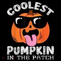 Coolest Pumpkin In The Patch Halloween Women's Hoodie thumb 2