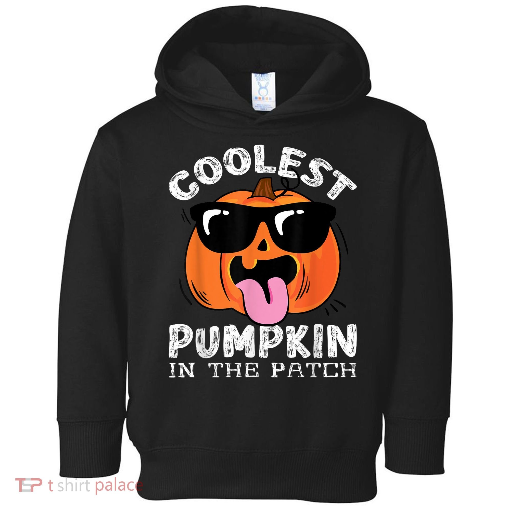 Coolest Pumpkin In The Patch Halloween Toddler Hoodie
