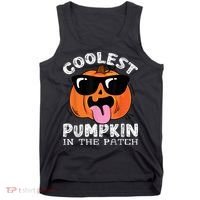 Coolest Pumpkin In The Patch Halloween Tank Top thumb 0