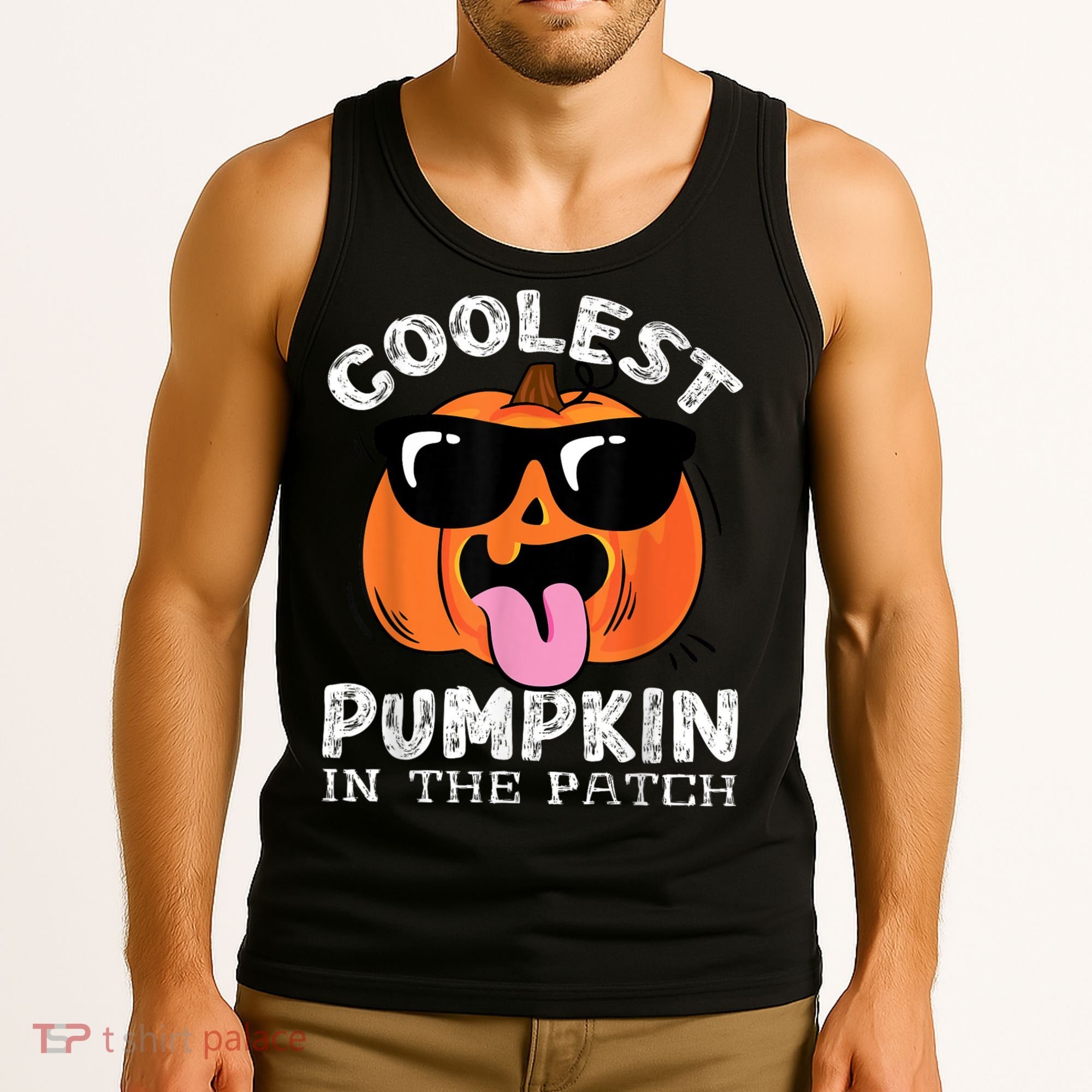 Coolest Pumpkin In The Patch Halloween Tank Top