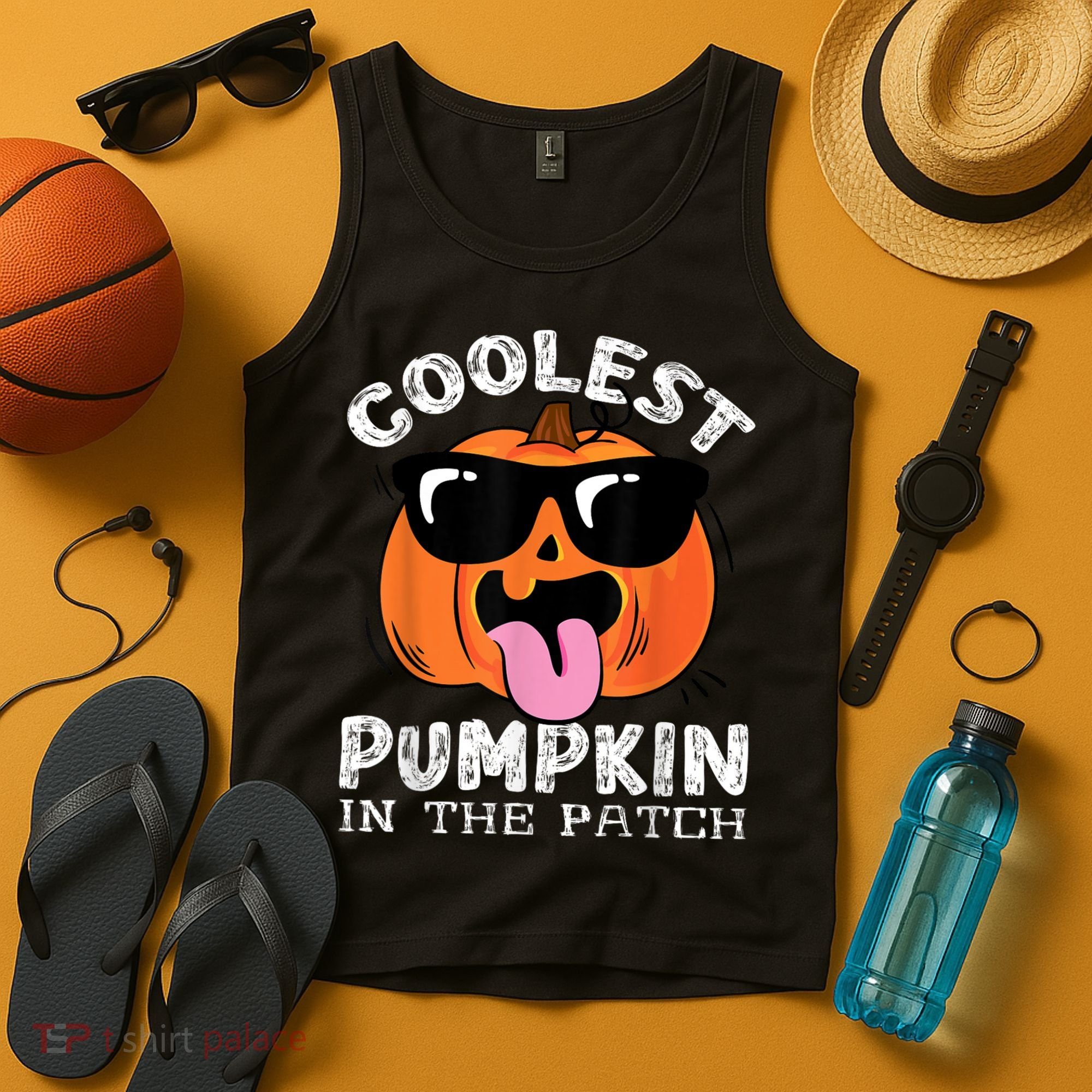 Coolest Pumpkin In The Patch Halloween Tank Top