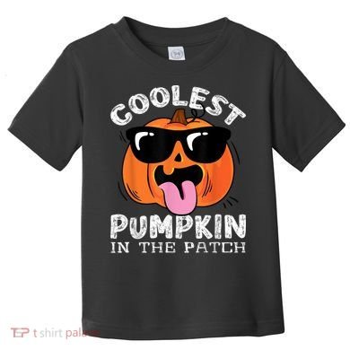 Coolest Pumpkin In The Patch Halloween Toddler T-Shirt