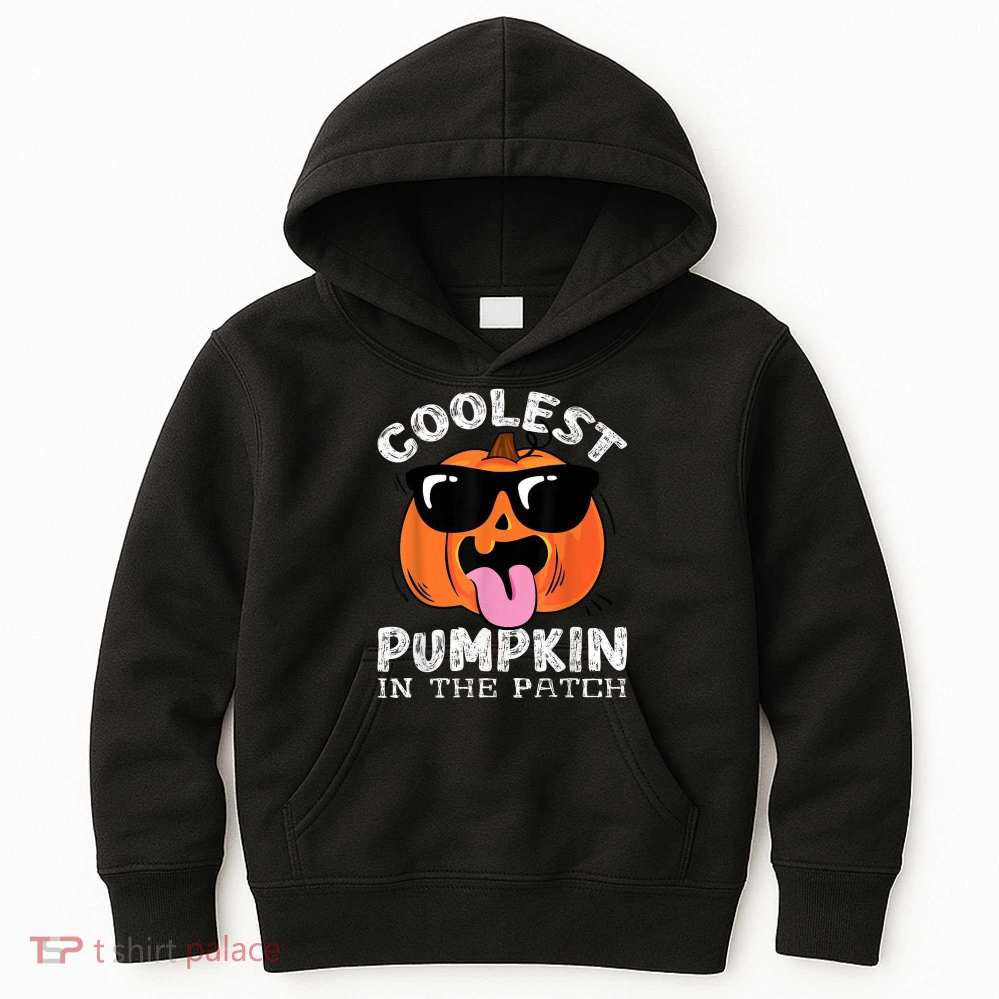 Coolest Pumpkin In The Patch Halloween Kids Hoodie