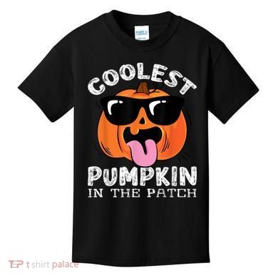 Coolest Pumpkin In The Patch Halloween Kids T-Shirt