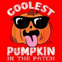 Coolest Pumpkin In The Patch Halloween Santa Hat thumb 1