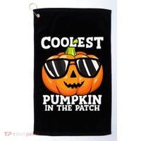 Coolest Pumpkin In The Patch Halloween Golf Towel thumb 0