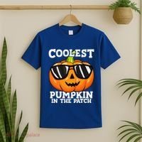 Coolest Pumpkin In The Patch Halloween T-Shirt thumb 2