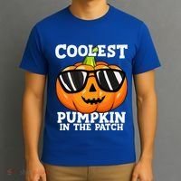 Coolest Pumpkin In The Patch Halloween T-Shirt thumb 3