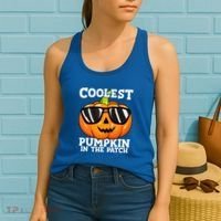 Coolest Pumpkin In The Patch Halloween Women's Tank Top thumb 2