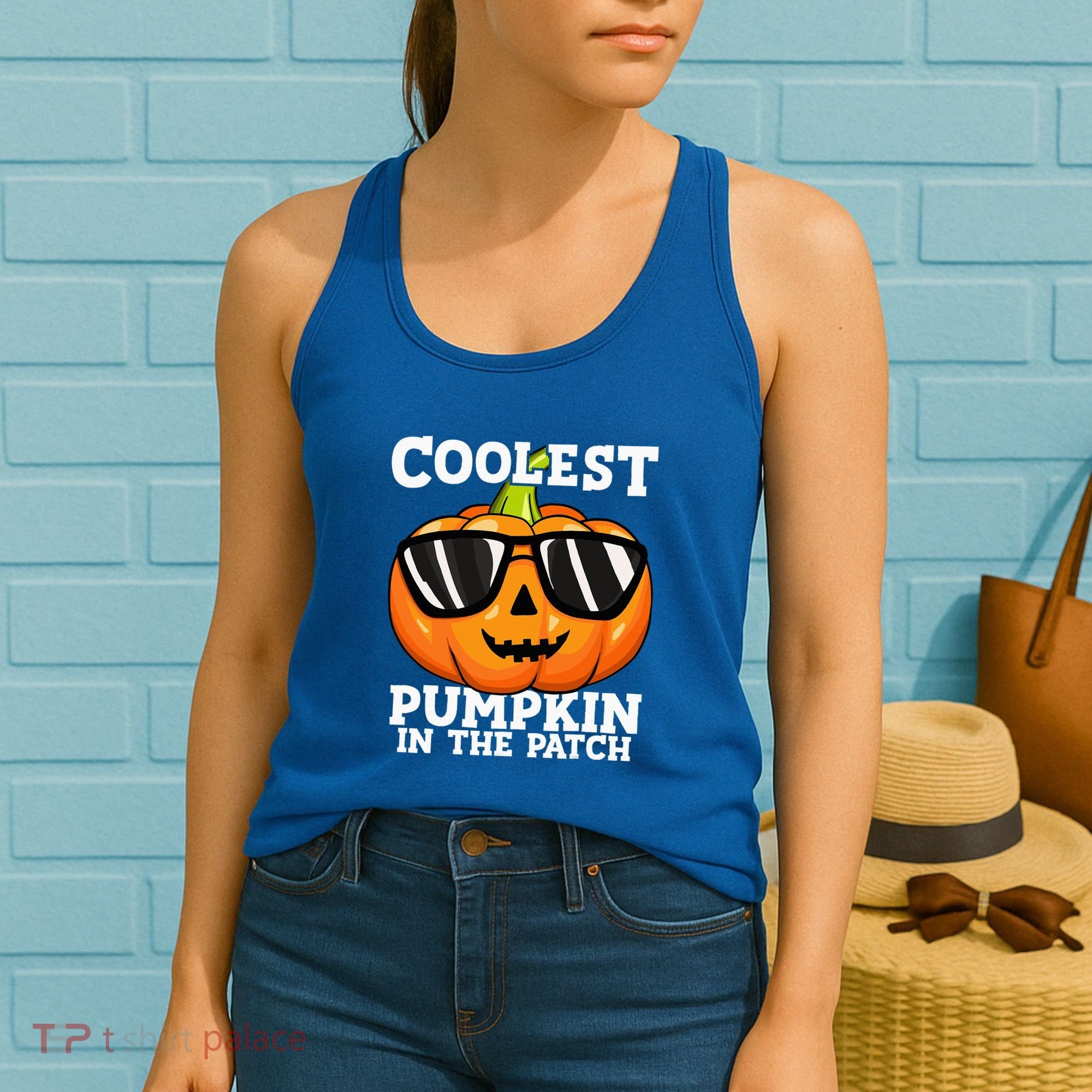 Coolest Pumpkin In The Patch Halloween Women's Tank Top
