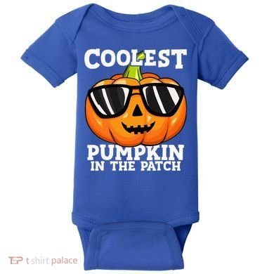Coolest Pumpkin In The Patch Halloween Baby Bodysuit