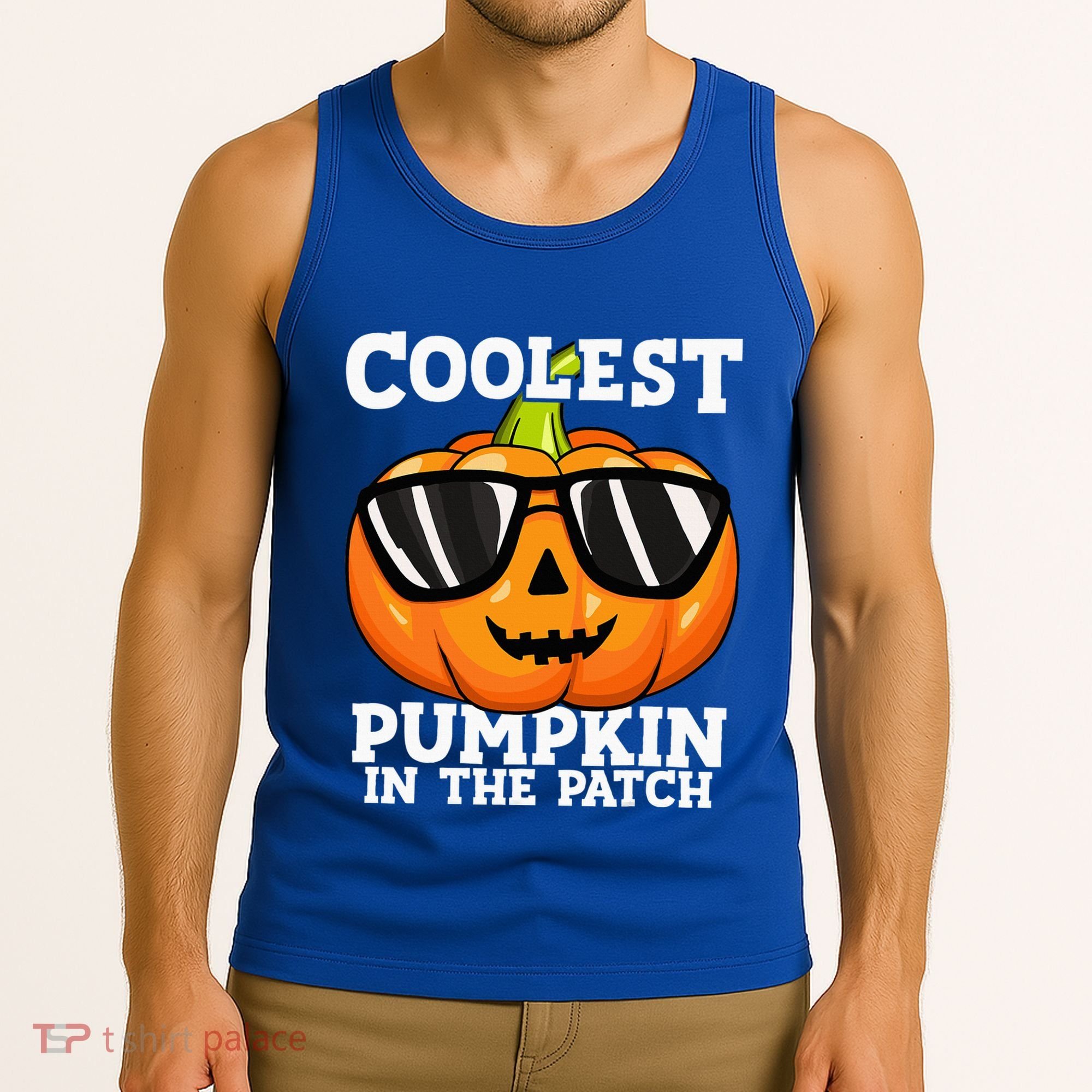 Coolest Pumpkin In The Patch Halloween Tank Top