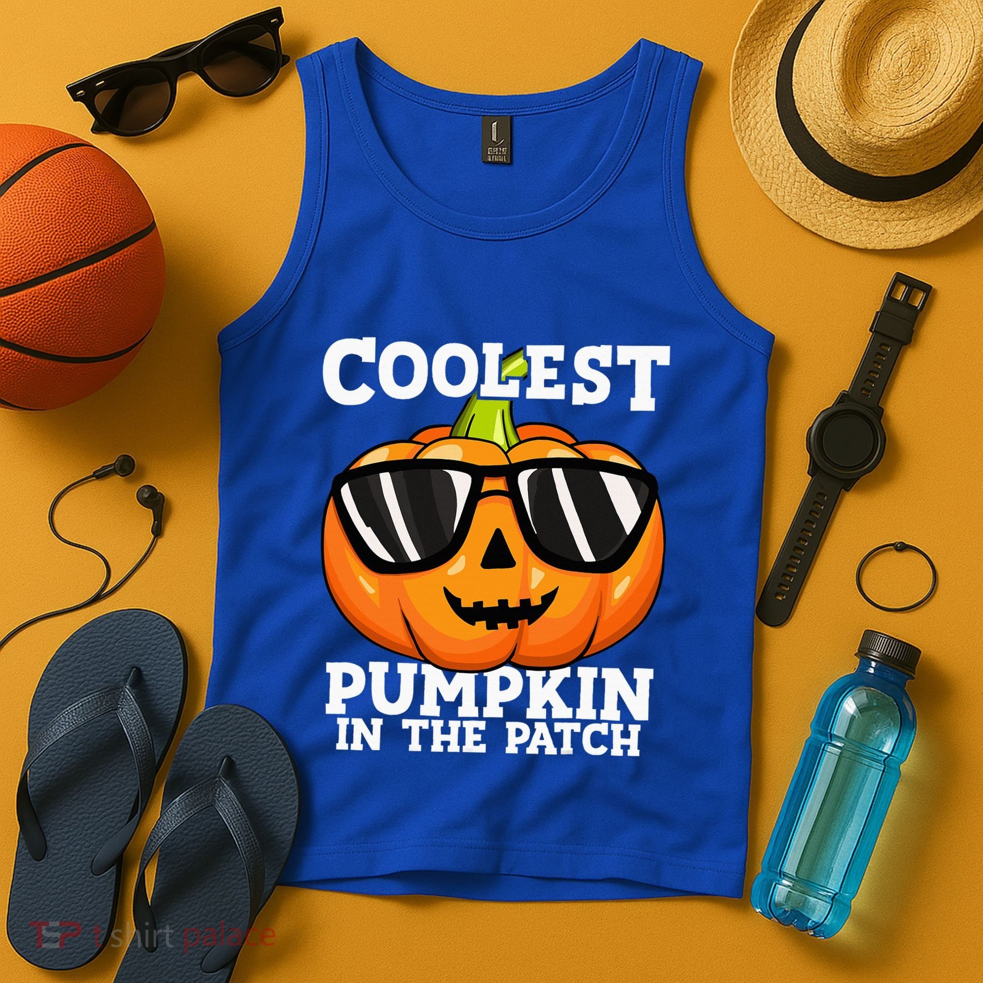 Coolest Pumpkin In The Patch Halloween Tank Top