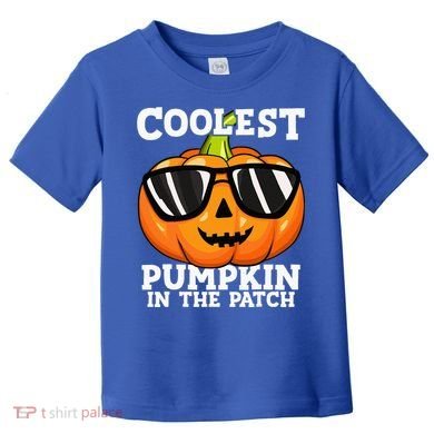 Coolest Pumpkin In The Patch Halloween Toddler T-Shirt