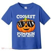 Coolest Pumpkin In The Patch Halloween Toddler T-Shirt thumb 0