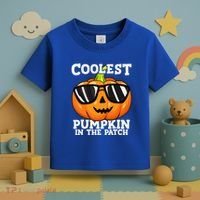 Coolest Pumpkin In The Patch Halloween Toddler T-Shirt thumb 3