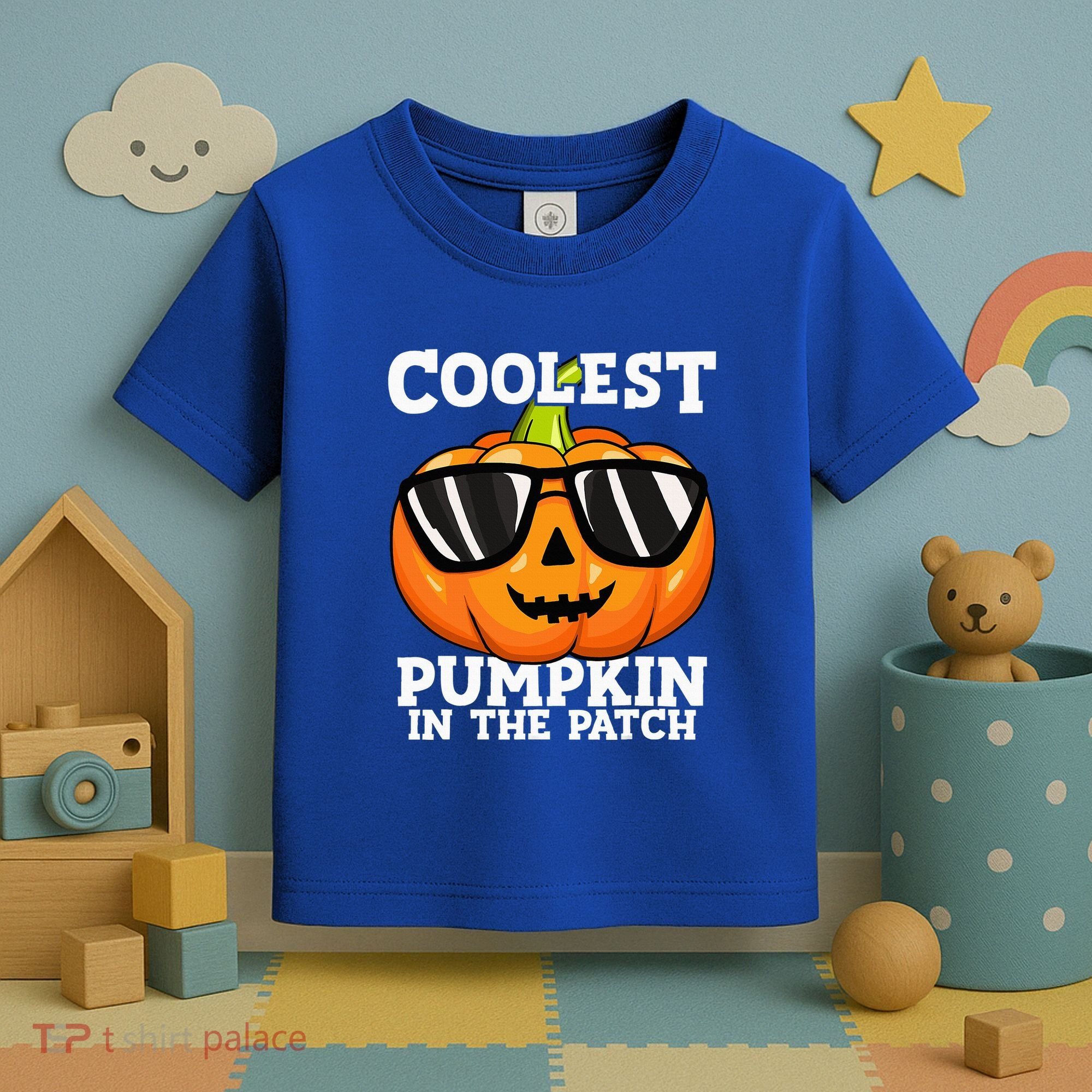 Coolest Pumpkin In The Patch Halloween Toddler T-Shirt