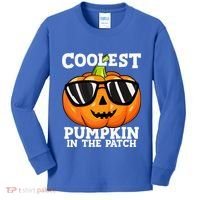 Coolest Pumpkin In The Patch Halloween Kids Long Sleeve Shirt thumb 0
