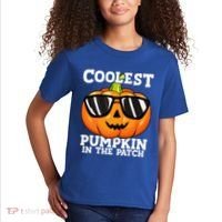 Coolest Pumpkin In The Patch Halloween Kids T-Shirt thumb 2