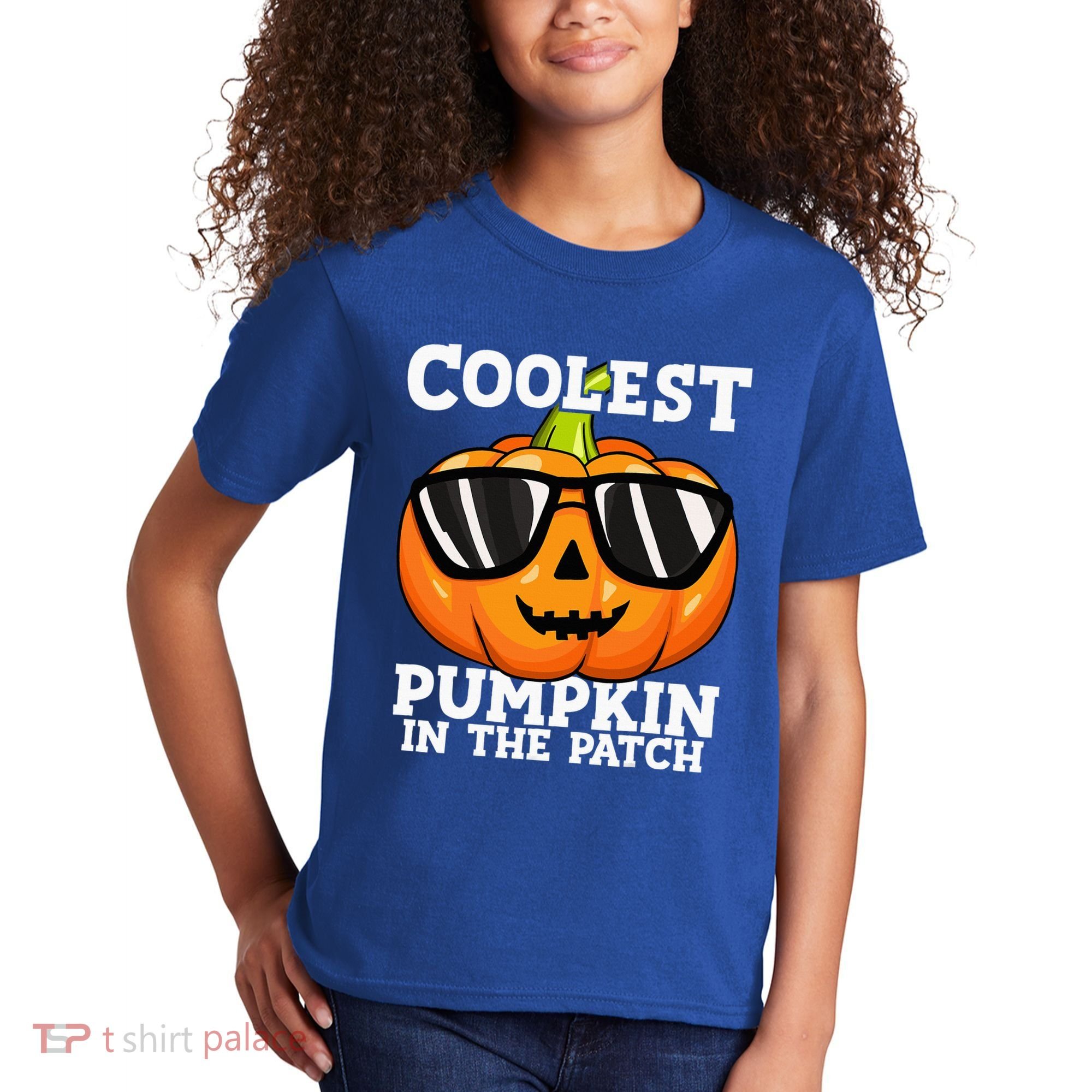 Coolest Pumpkin In The Patch Halloween Kids T-Shirt