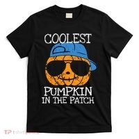 Coolest Pumpkin In The Patch Halloween Boy Girl Teens T-Shirt thumb 0