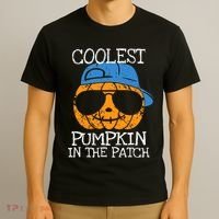 Coolest Pumpkin In The Patch Halloween Boy Girl Teens T-Shirt thumb 3