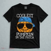 Coolest Pumpkin In The Patch Halloween Boy Girl Teens T-Shirt thumb 5
