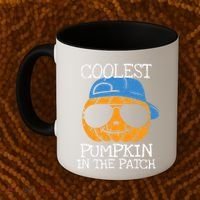 Coolest Pumpkin In The Patch Halloween Boy Girl Teens Coffee Mug thumb 2