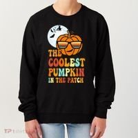 Coolest Pumpkin In The Patch Adorable Halloween Women's Sweatshirt thumb 0