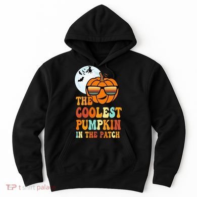 Coolest Pumpkin In The Patch Adorable Halloween Hoodie