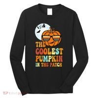 Coolest Pumpkin In The Patch Adorable Halloween Long Sleeve Shirt thumb 0