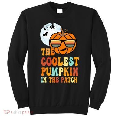 Coolest Pumpkin In The Patch Adorable Halloween Sweatshirt