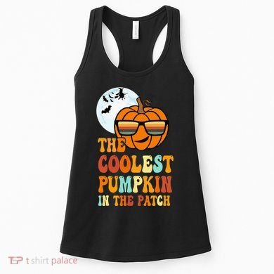 Coolest Pumpkin In The Patch Adorable Halloween Women's Tank Top