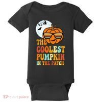 Coolest Pumpkin In The Patch Adorable Halloween Baby Bodysuit thumb 0