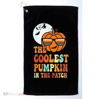 Coolest Pumpkin In The Patch Adorable Halloween Golf Towel thumb 0