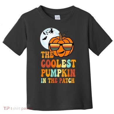 Coolest Pumpkin In The Patch Adorable Halloween Toddler T-Shirt
