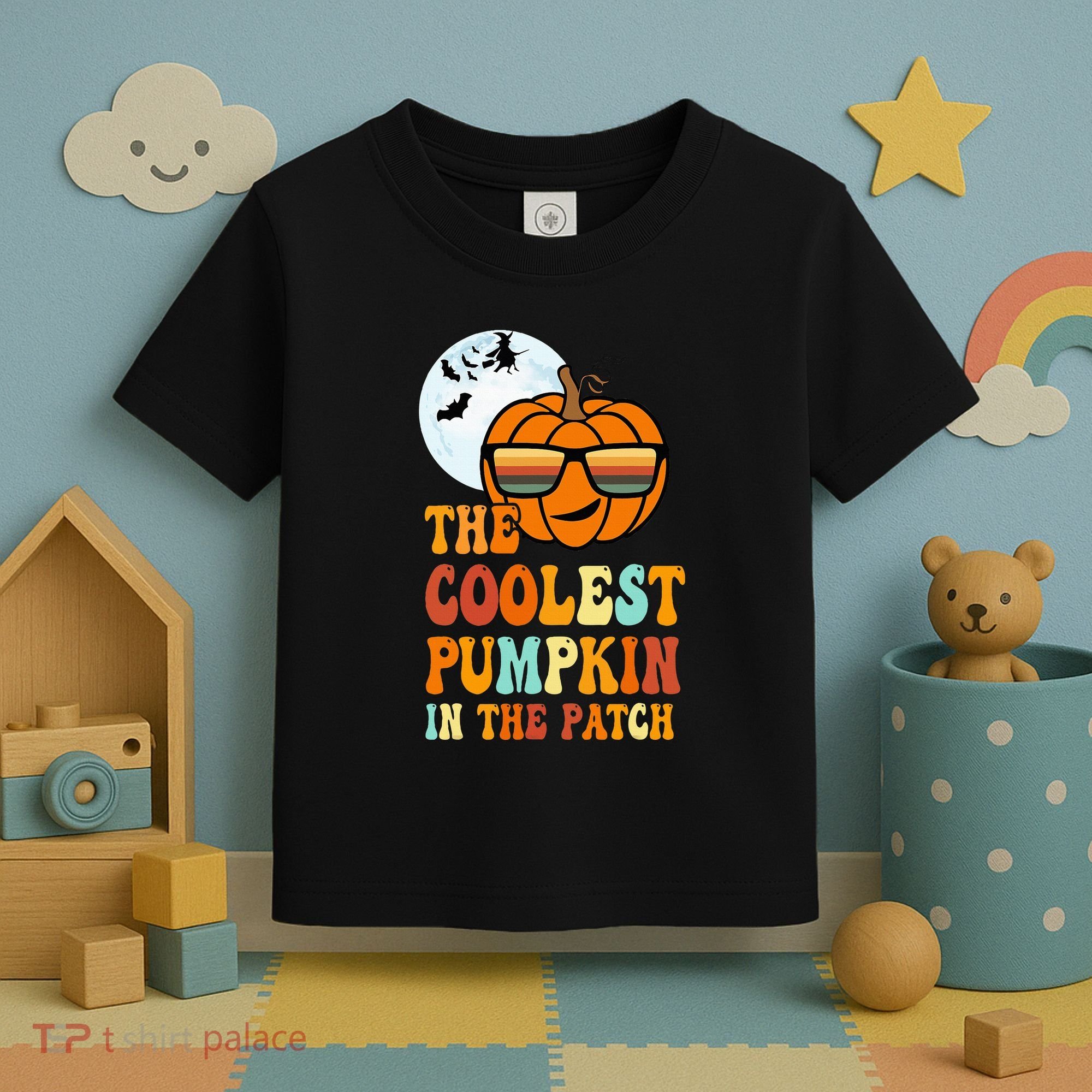 Coolest Pumpkin In The Patch Adorable Halloween Toddler T-Shirt