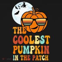 Coolest Pumpkin In The Patch Adorable Halloween Toddler T-Shirt thumb 4