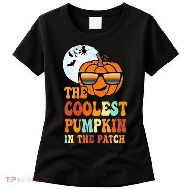 Coolest Pumpkin In The Patch Adorable Halloween Women's T-Shirt