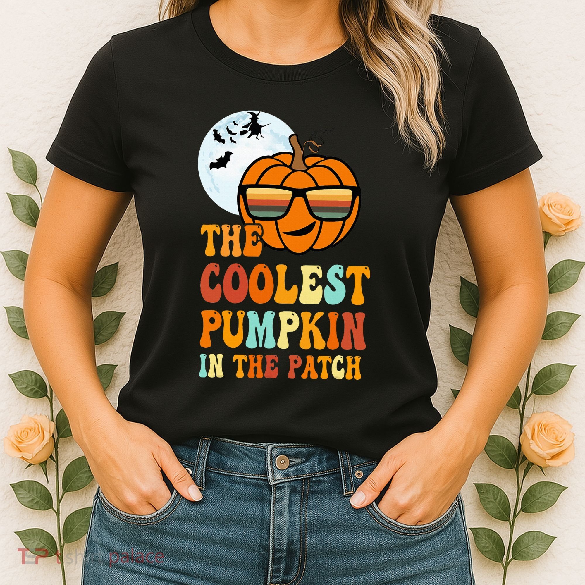 Coolest Pumpkin In The Patch Adorable Halloween Women's T-Shirt