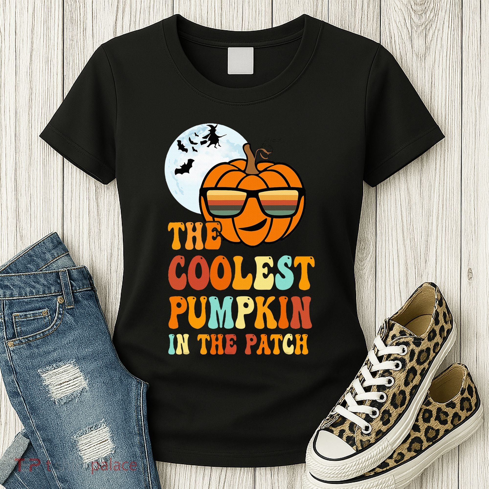 Coolest Pumpkin In The Patch Adorable Halloween Women's T-Shirt