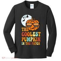 Coolest Pumpkin In The Patch Adorable Halloween Kids Long Sleeve Shirt thumb 0