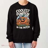 Coolest Pumpkin In The Patch Cute Gift Women's Sweatshirt thumb 0