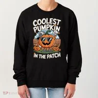 Coolest Pumpkin In The Patch Cute Gift Women's Sweatshirt thumb 0