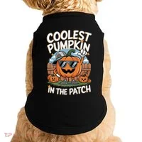 Coolest Pumpkin In The Patch Cute Gift Doggie Tank thumb 0